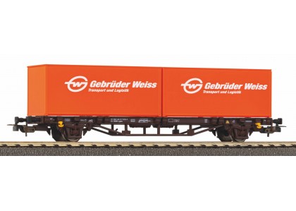 Vagon portcontainer "Gebrüder Weiss" ÖBB - H0 PIKO 97151